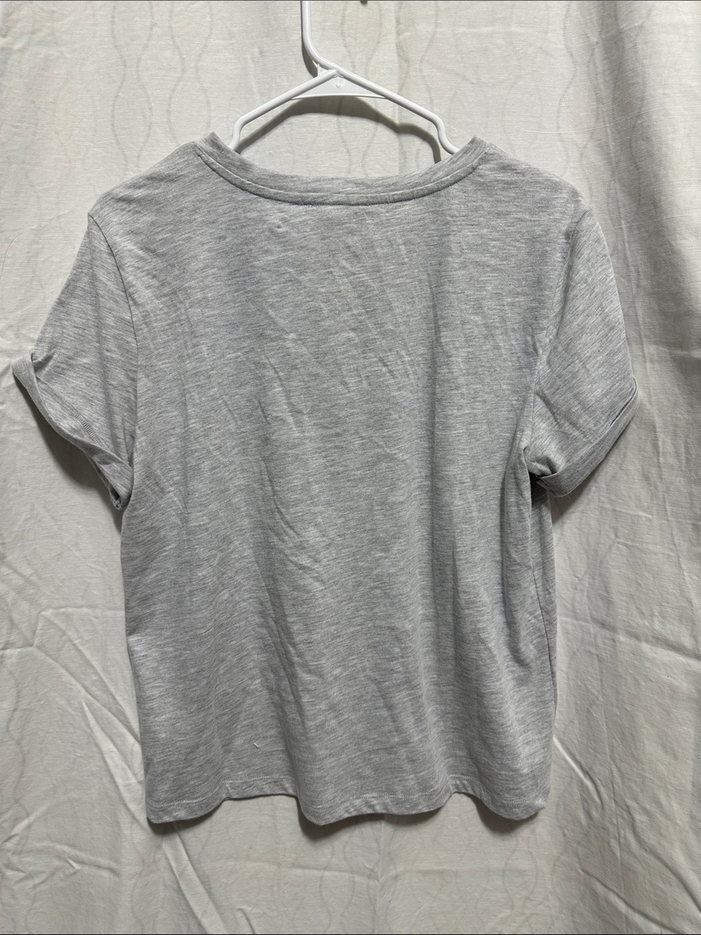 Jessica Simpson Gray Short Sleeve Tee with Floral Bull Skull‎ Graphic size M - Picture 5 of 5